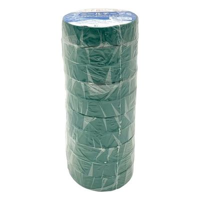 アズワン 電気絶縁用テープ 緑 10巻入 3-9929-04 1袋(10巻)（直送品）