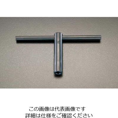 エスコ 19x200mm 四角ソケットT型レンチ EA613AL-19 1本（直送品