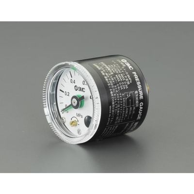 エスコ R1/8”/0ー1.0MPa 圧力計(スイッチ付) EA729A-51 1個