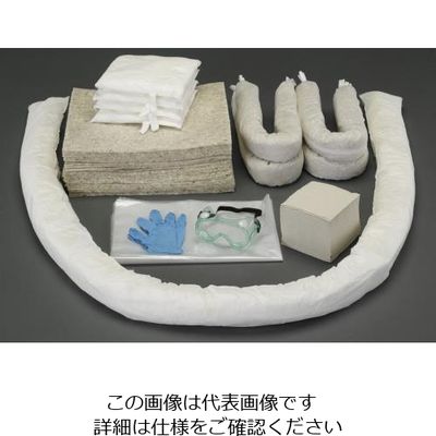 エスコ 油吸収材キット(水分離型) EA929DH-24 1セット（直送品