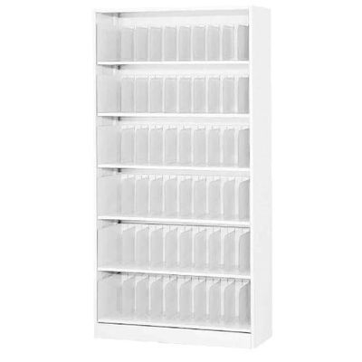 エスコ 899x350x1770mm カルテ収納庫 EA954DA-7B 1台（直送品） - アスクル