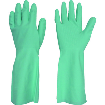 東和コーポレーション トワロン ニトリルゴム手袋 ニトリルゴム手袋中あつ手 グリーン M 242-M 1双 867-0872（直送品）
