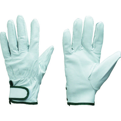 東和コーポレーション トワロン 豚表革手袋 クレストマジックテープ付 M 486-M 1双 857-1742（直送品）