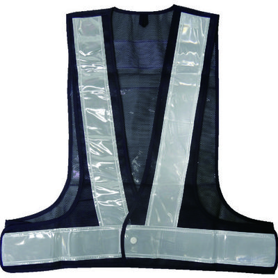 ミズケイ アピール安全ベスト「宣伝マン」<紺/白> 5941013 1着 115-7181（直送品）