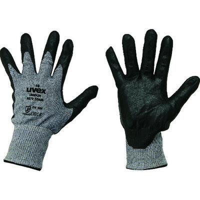 ウベックス UVEX 【売切商品】耐切創手袋 ユニドゥア 6679 フォーム グレー/ブラック XL 6096970 1双 114-5253（直送品）