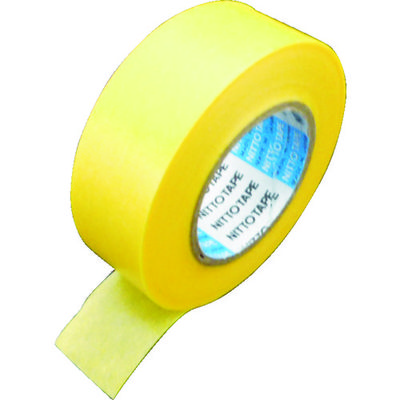 日東電工 日東 和紙マスキングテープ No.7239 12mm×18m 1本10巻入り 黄 7239-12 1パック(10巻)（直送品）