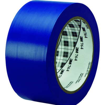 スリーエム ジャパン 3M ラインテープ 764 青 50.8mm×32.9m BLU 50X32 1巻 116-2407（直送品）