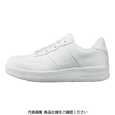 ジーベック XEBEC セフティシューズ85141ー32ー235 ホワイト 85141-32-235 1足 102-7452（直送品）