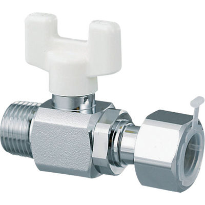 オンダ製作所 AE6型ボールバルブ R3/4 × ナット付アダプター(G3/4) AE6-20M 1個 116-1803（直送品）