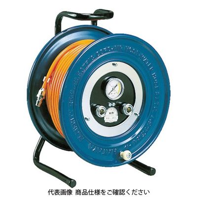 畑屋製作所 ハタヤ ロータリー機構内蔵エアーリール 20m 内径φ6.5 ポリウレタンホース AH-20 1台(1個) 838-7226（直送品）
