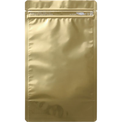 生産日本社 セイニチ 「ラミジップ」 アルミカラースタンドタイプ 金 200×140+41 (50枚入) AL-1420GD 1袋(50枚)（直送品）