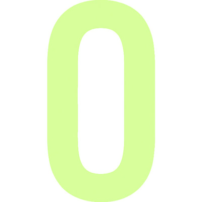 アイマーク IM 中輝度蓄光カッテイング文字 英字 O AILUMI50-O 1枚 103-0010（直送品）