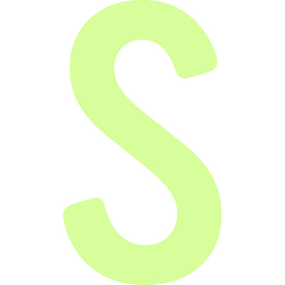 アイマーク IM 中輝度蓄光カッテイング文字 英字 S AILUMI50-S 1枚 103-0014（直送品）