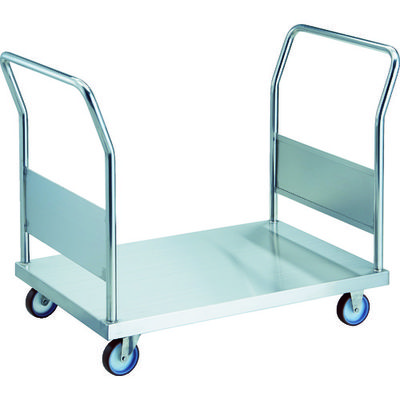 トラスコ中山 TRUSCO ステンレス台車 オールステン両袖台車 900X600 φ100NU AS-2W-100NU 1台（直送品）