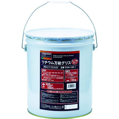 トラスコ中山 TRUSCO リチウム万能グリス #1 16kg缶 CGR-160-1 1缶 103-0184（直送品）