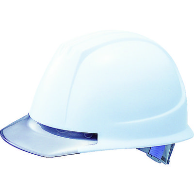 トラスコ中山 TRUSCO ヘルメット バイザー透明グレー ホワイト DPM-141JW/GY 1個 125-6539（直送品）