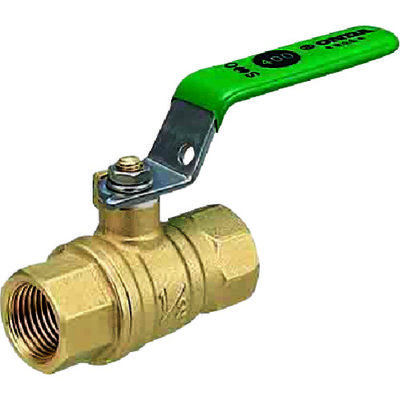 オンダ製作所 黄銅ボールバルブ FF型(フルボア) Rc1/4 レバーハンドル FF-08 1個 116-1682（直送品）