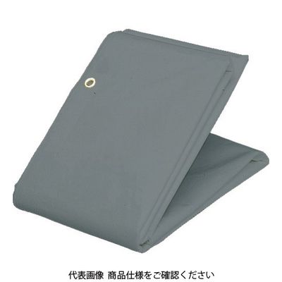 トラスコ中山 TRUSCO 防炎シートα軽量 幅3.6mX長さ5.4m グレー GBS-3654A-GY 1枚 116-1311（直送品）