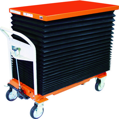 トラスコ中山 TRUSCO ハンドリフター 350kg 600X1050 蛇腹付 HLFA-E350WJ 1台 115-8221（直送品）