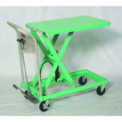 トラスコ中山 TRUSCO ハンドリフター 150kg 400X720 グリーン HLFA-S150G 1台 115-7831（直送品）