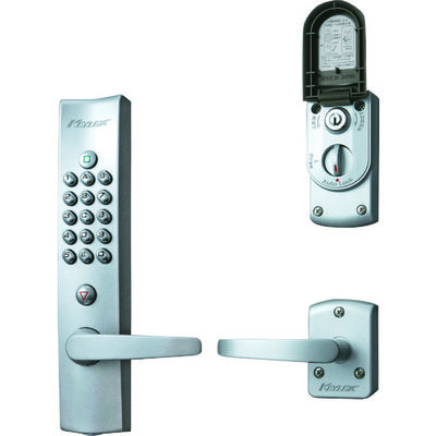 長沢製作所 長沢 自動施錠鍵付・シリンダー切替タイプ"キーレックス”AS K423CM-AS 1セット 114-1680（直送品）