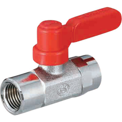 オンダ製作所 ボールバルブ フリーボールM1型Rタイプ(ロングハンドル) Rc3/8 × M1-10MLR 1個 116-1872（直送品）