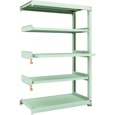TRUSCO スチールラック M3型中量棚 1200X571XH1800 5段うちスライド2段 連結 M3-6463M2B 1台(1個)（直送品）