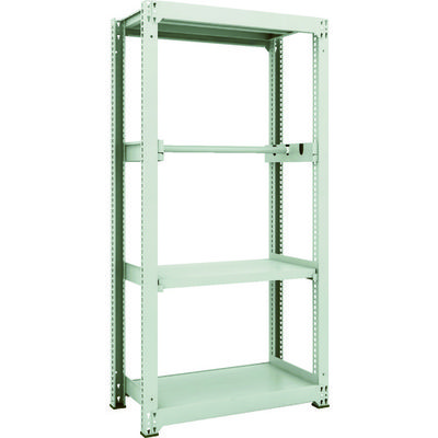 トラスコ中山 TRUSCO スチールラック M3型中量棚 W900XD471XH1800 パイプ1段 単体 M3-6353P1 1台(1個)（直送品）