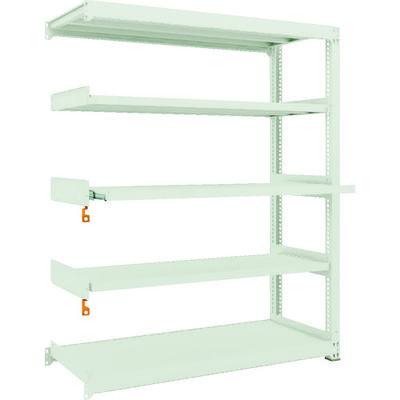 TRUSCO スチールラック M3型中量棚 1500X571XH1800 5段うちスライド2段 連結 M3-6563M2B 1台(1個)（直送品）