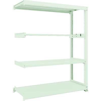 TRUSCO スチールラック M3型中量棚 W1500XD571XH1800 パイプ1段 連結 M3-6563P1B 1台(1個)（直送品）