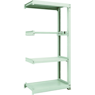 TRUSCO スチールラック M3型中量棚 W900XD471XH1800 パイプ1段 連結 M3-6353P1B 1台(1個)（直送品）