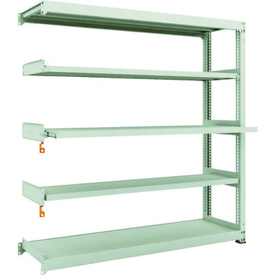 TRUSCO スチールラック M3型中量棚 1800X471XH1800 5段うちスライド2段 連結 M3-6653M2B 1台(1個)（直送品）