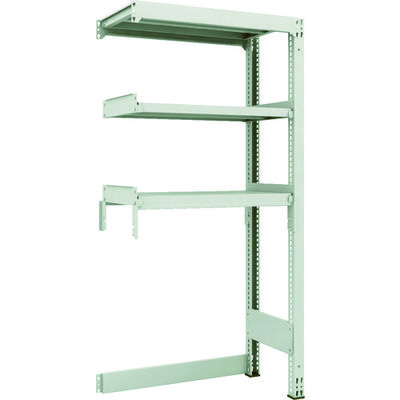 TRUSCO スチールラック M3型中量棚 下段開放型 W900XD471XH1800 3段 連結 M3-SB6353B 1セット(1台)（直送品）