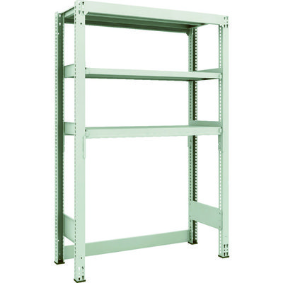 TRUSCO スチールラック M3型中量棚 下段開放型 W1200XD471XH1800 3段 単体 M3-SB6453 1セット(1台)（直送品）