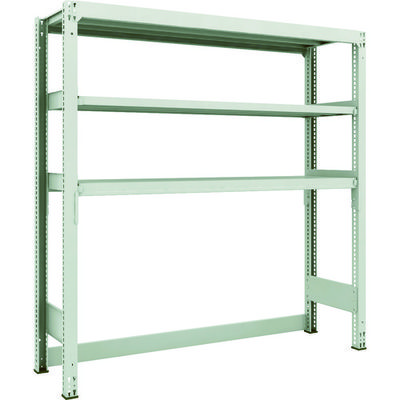 TRUSCO スチールラック M3型中量棚 下段開放型 W1800XD471XH1800 3段 単体 M3-SB6653 1セット(1台)（直送品）
