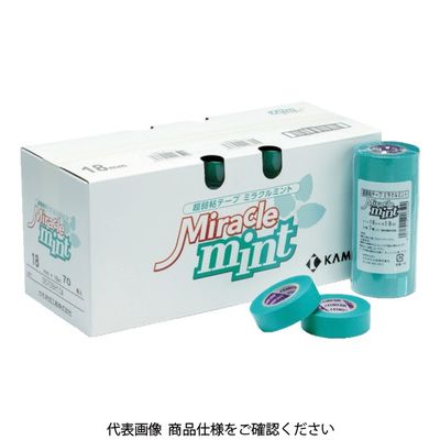 カモ井加工紙 カモ井 マスキングテープ 壁紙・石膏ボード用(6巻入) MIRACLEMINTJAN-21 1パック(6巻) 102-6172（直送品）