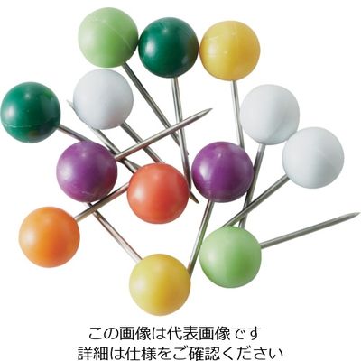 トラスコ中山 TRUSCO マップピン 6MM アソート 70本入 MP6-70-AS 1パック(70本) 115-7363（直送品）