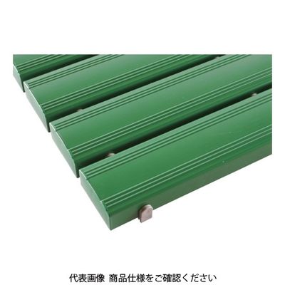 テラモト 抗菌安全スノコ(完成品)400×1800mm 緑 MR-093-314-1 1枚 114-1314（直送品）