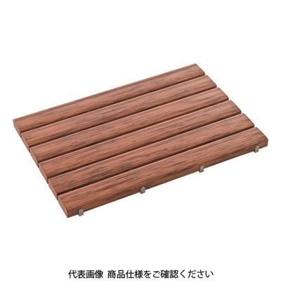 テラモト 抗菌安全スノコ(完成品)600×900mm 木調 MR-093-341-9 1枚 114-1321（直送品）