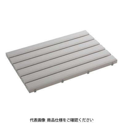テラモト 抗菌安全スノコ(完成品)600×1800mm 灰 MR-093-345-6 1枚 114-1352（直送品）
