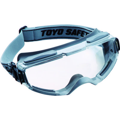 トーヨーセーフティ トーヨーセフティ ハイパーゴーグル グレー クリア(ゴグル型) NO.1390-GY 1個 114-1706（直送品）