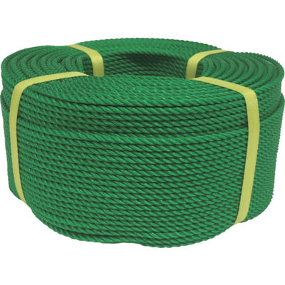 ユタカメイク ロープ PEロープ巻物 4φ×200m グリーン PE-83 1巻 113-5497（直送品）