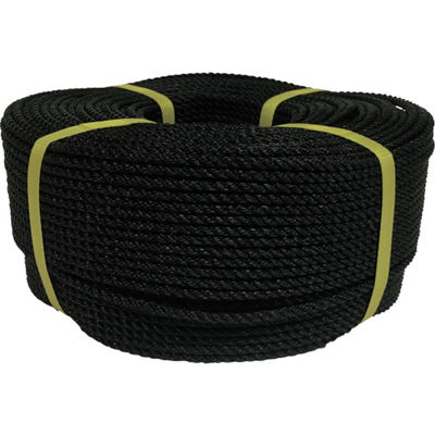 ユタカメイク ロープ PEロープ巻物 5φ×200m ブラック PE-94 1巻 113-5439（直送品）