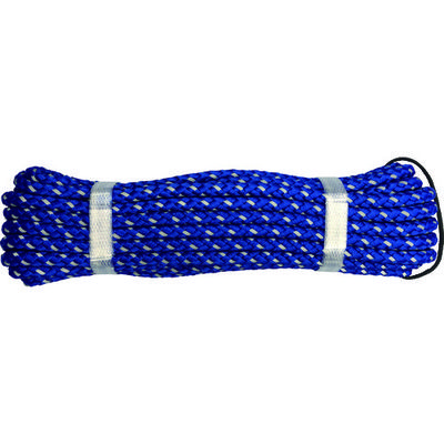 ユタカメイク PP反射ロープ ブルー 8mm×10m PPH-81B 1巻 115-1315（直送品）