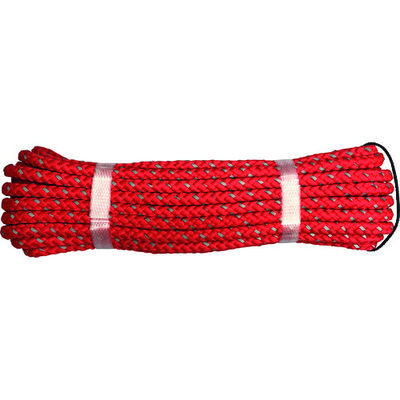 ユタカメイク PP反射ロープ レッド 8mm×10m PPH-81R 1巻 115-1316（直送品）