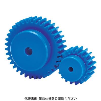 歯車製作所 with ＊なみりん 5colors 協育歯車工業 KG フードコンタクト 青POM ギヤシリーズ 平歯車 歯数100