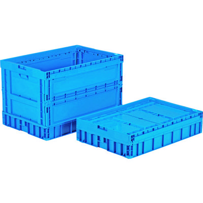 三甲 サンコー 折りたたみコンテナー 559770 オリコンP300B ブルー SK-OP300B-BL 1個 124-3898（直送品）