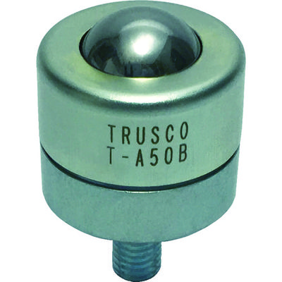 トラスコ中山 TRUSCO ボールキャスター 切削加工品上向用 スチール製ボール T-A50B 1個 123-8814（直送品）