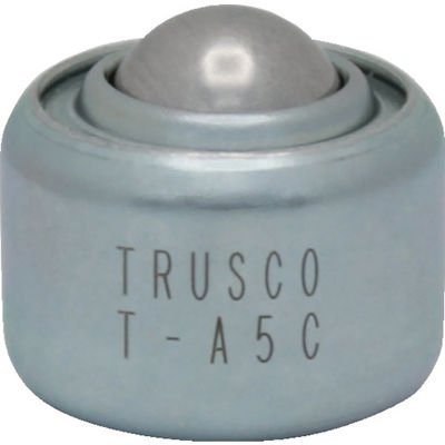 トラスコ中山 TRUSCO ボールキャスター プレス成型品上向用 スチール製ボール T-A5C 1個 123-5581（直送品）
