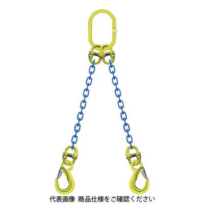 マーテック 2本吊りチェンスリングセット L=1.5m TA2-EKN-16 1セット 114-8085（直送品）